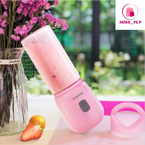 Máy Xay Sinh Tố JUICE CUP Cầm Tay 6 Lưỡi Cối Thủy Tinh  + Tặng Kèm 1 Cối Thủy Tinh Có Nắp Và Bộ Dụng Cụ Vệ Sinh