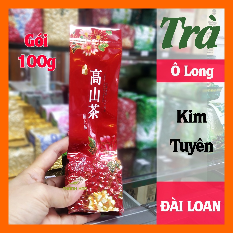 Trà ô long Kim Tuyên Đài Loan Đặc Biệt 100g 250g - trà ô long đài loan