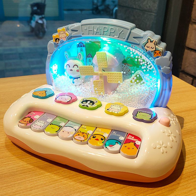 Đàn Piano Đồ Chơi Phát Nhạc Giáo Dục Sớm Dành Cho Trẻ 0-1 - 3-4 - 6-12 Tháng 7 8 Tuổi