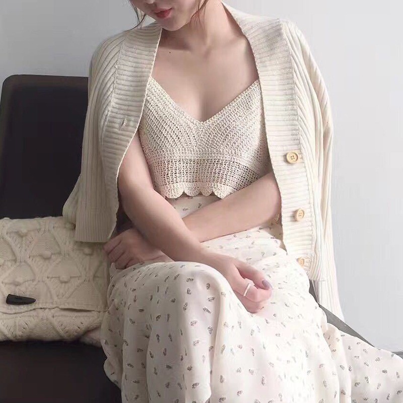 Áo Nữ Không Tay Cổ Chữ V Thời Trang Quyến Rũ | BigBuy360 - bigbuy360.vn