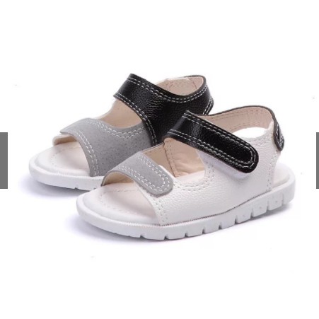 Giày sandal trẻ em từ 1 đến 3 tuổi da Pu mềm đế cao su êm chân SD20