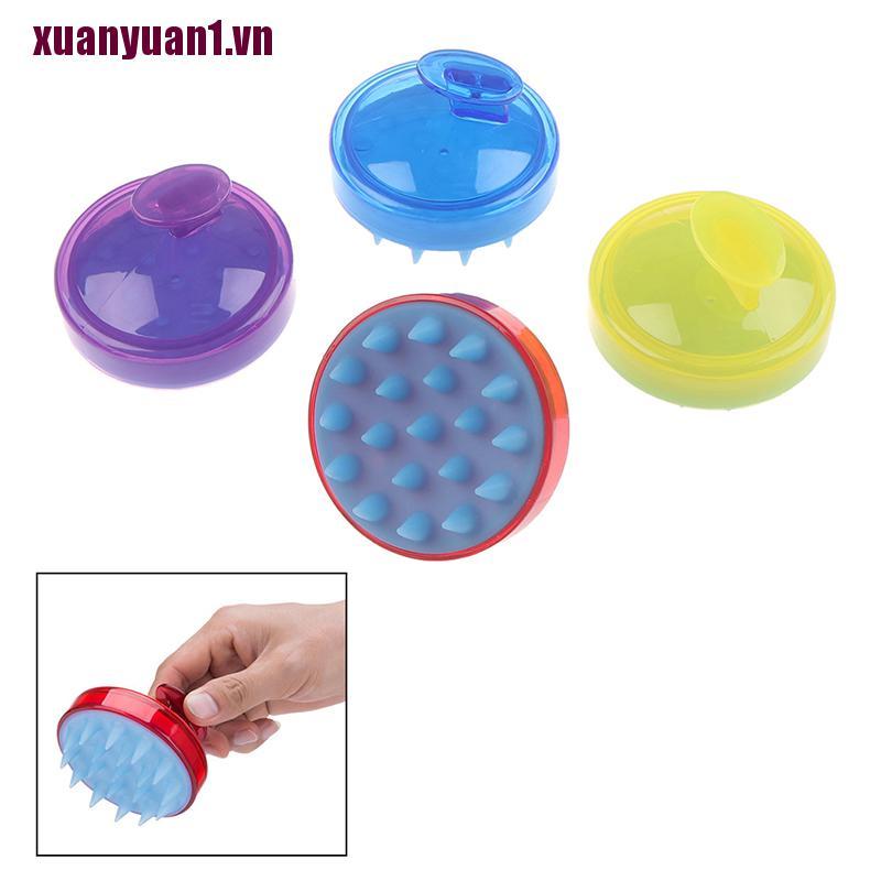 [xuanyuan1] Lược Gội Đầu Silicone Massage Da Đầu