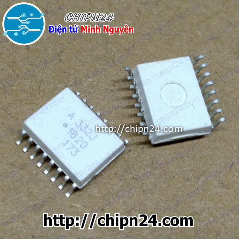 [1 CON] (SOP) IC Dán A332J SOP-16 Trắng (SMD) (HCPL-332J HCPL-A332J ACPL-332 A332)
