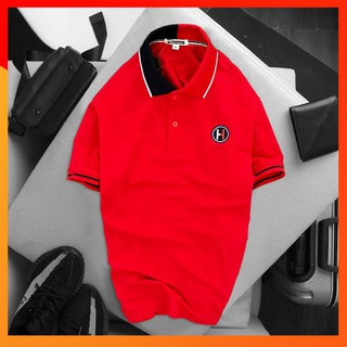 Áo Thun Nam ☎️FREESHIP – HÀNG CHẤT LƯỢNG☎️ Cổ Bẻ Tay Ngắn Phối Bo, Thun Cá Sấu 65/35 4 Chiều Cao Cấp