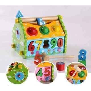 Nhà đập bi, thả hình và số