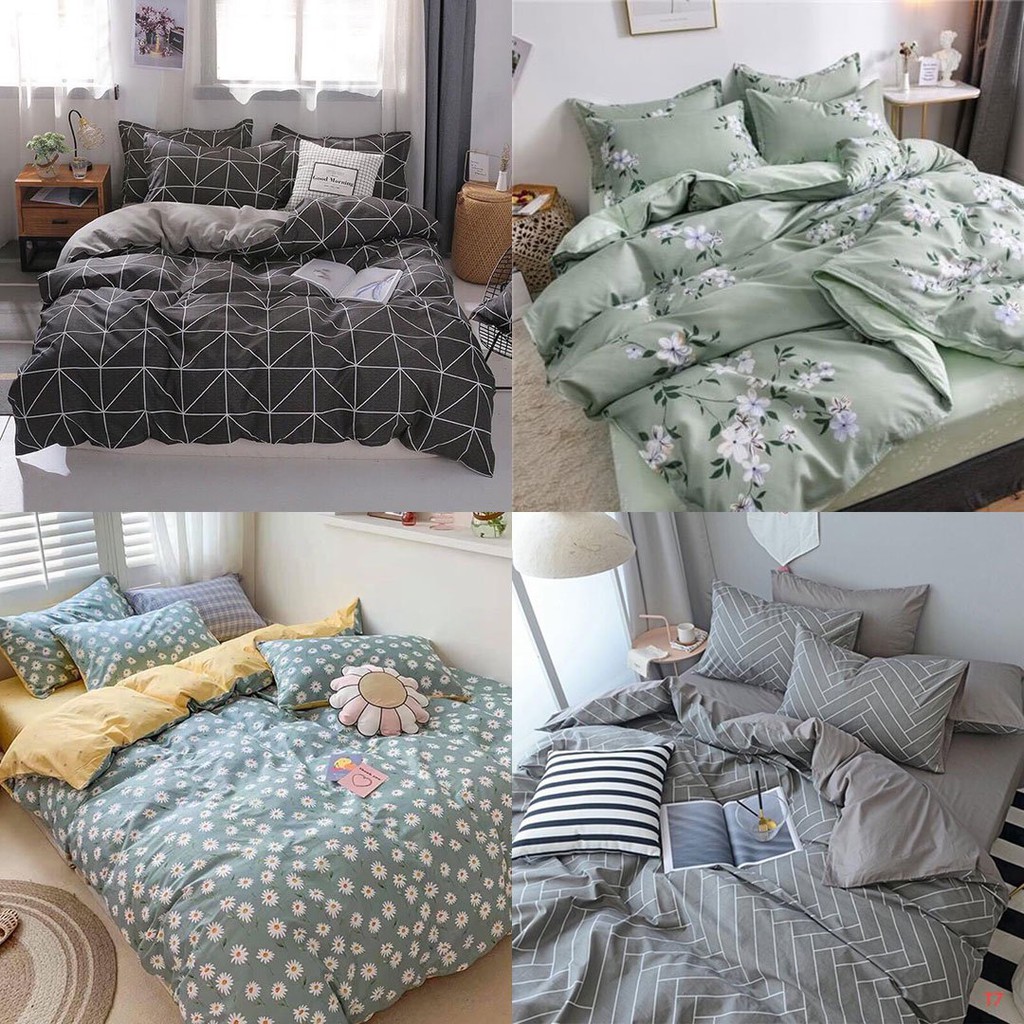 [FREE SHIP 50k] Bộ chăn ga gối đệm cotton poly nhập khẩu bộ 4 món :1 vỏ Chăn, 1 ga chải giường, 2 vỏ gối | BigBuy360 - bigbuy360.vn