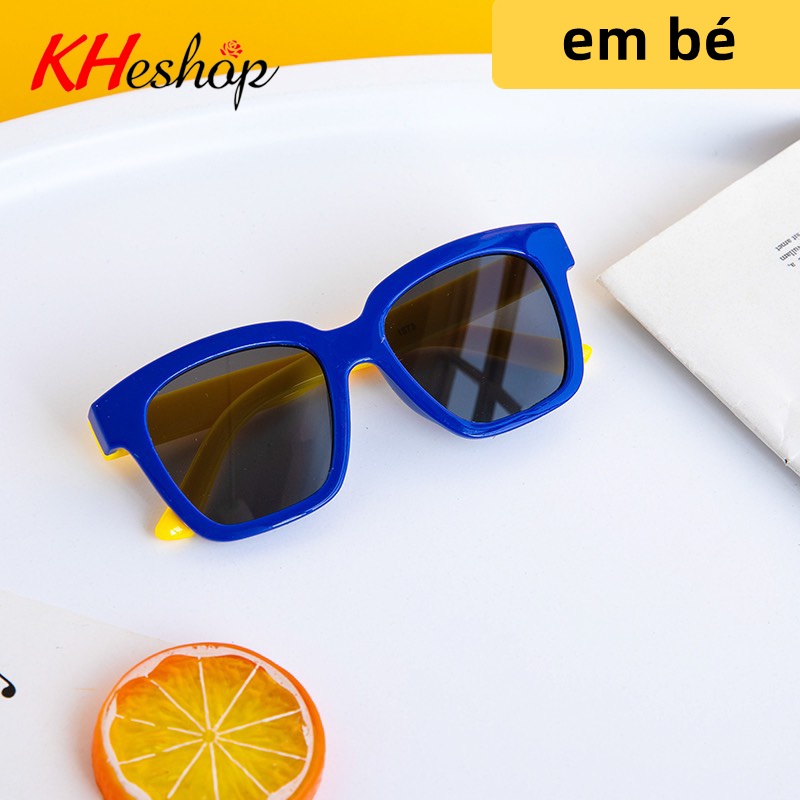 Kính râm, kính đi nắng cho bé chống bụi, chống tia UV400, 4 màu cực ngầu mã Y1573
