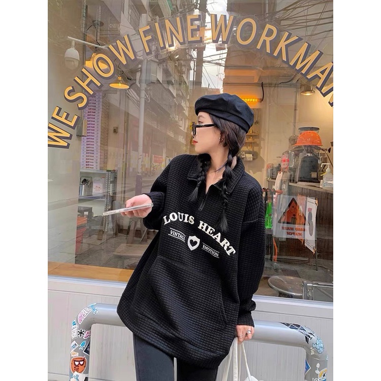 Áo Sweater Louis Polo Có Cổ SuzaHouseStore Dáng Rộng Thời Trang Năng Động Cho Cặp Đôi | BigBuy360 - bigbuy360.vn