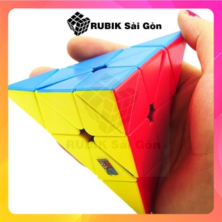 Rubik Tam Giác Dễ Chơi MoYu MeiLong MFJS Rubic Pyramyd Xoay Mượt Lõi Cứng Cáp Bền Pyraminx Stickerless