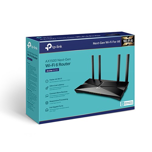 Bộ phát wifi 6 TP-Link Archer AX10 AX1500Mbps (Chính Hãng)