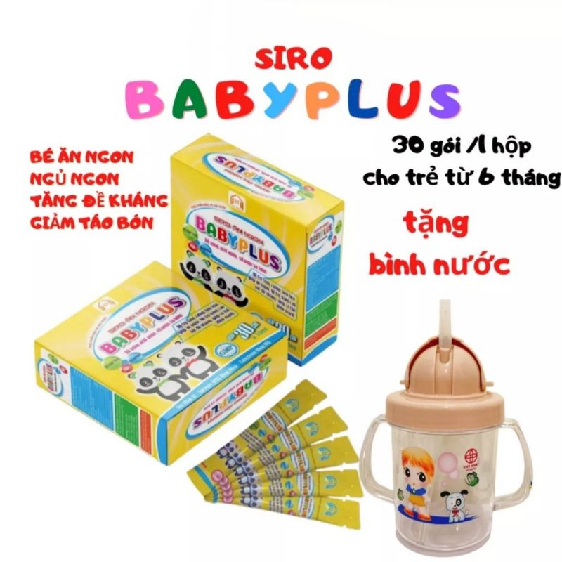 BABYPLUS - Siro Ăn Ngon Baby Plus, Giúp Bé Hết Biếng Ăn, Hết Táo Bón, Tăng Cân, Tăng Sức Đề Kháng