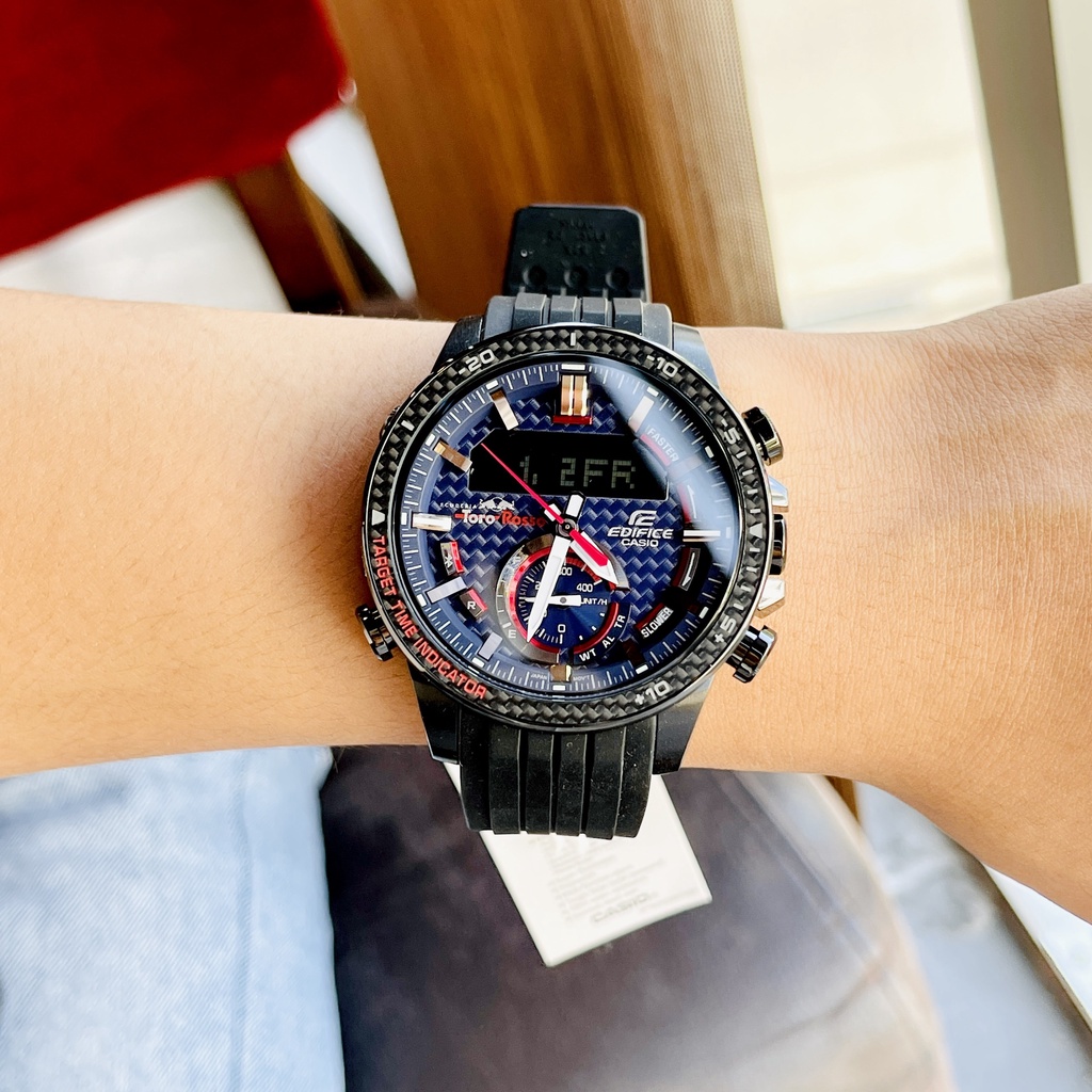 Đồng Hồ Casio Nam Dây Cao Su EDIFICE ECB-800TR-2A Chính Hãng