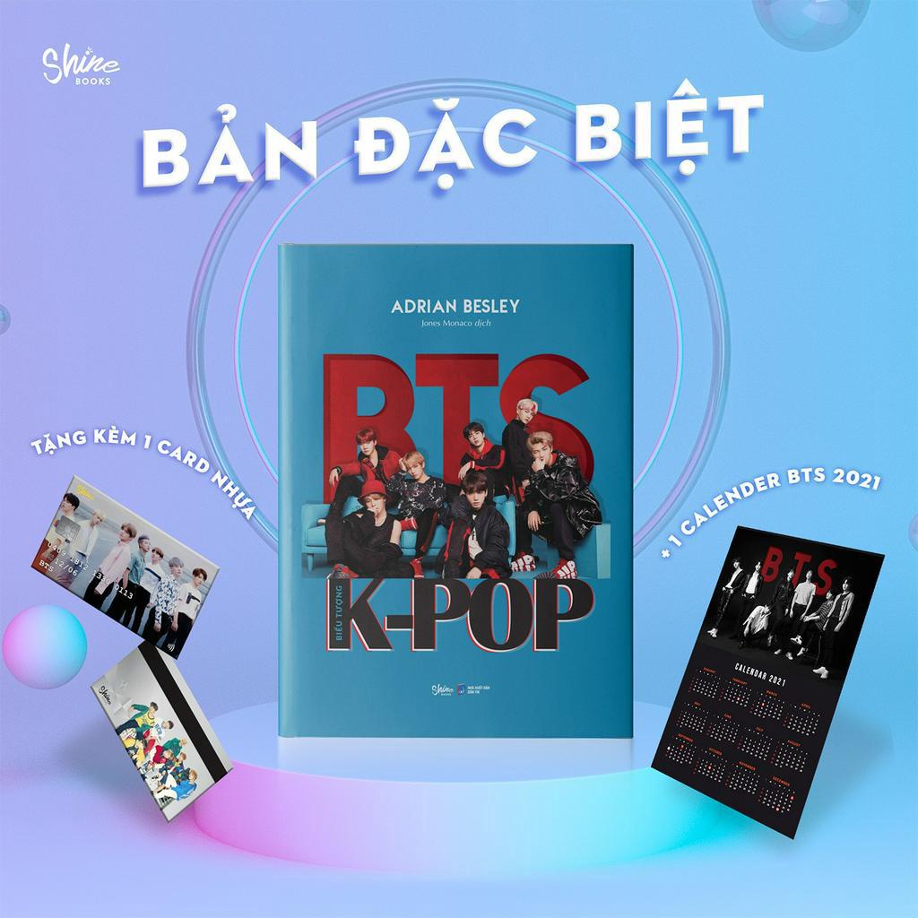 Sách BTS Biểu Tượng K-pop - Tặng Kèm  Postcard Nhựa In Hai Mặt + Calendar 2021