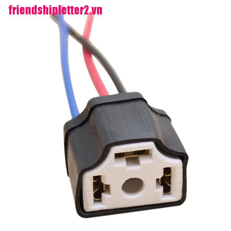 1 Ổ Cắm Bóng Đèn H4 9003 Kèm Dây Nguồn