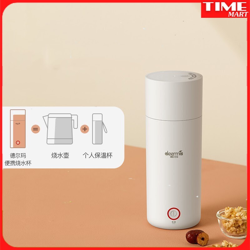 [CHÍNH HANG] Bình đun nước Deerma DEM-DR035 / DR050 đun siêu tốc du lịch hâm sữa [TIME_MART Siêu thị tiện ích gia đình]]