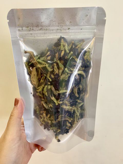100gram - 500gram trà hoa đậu biếc sấy khô nguyên bông