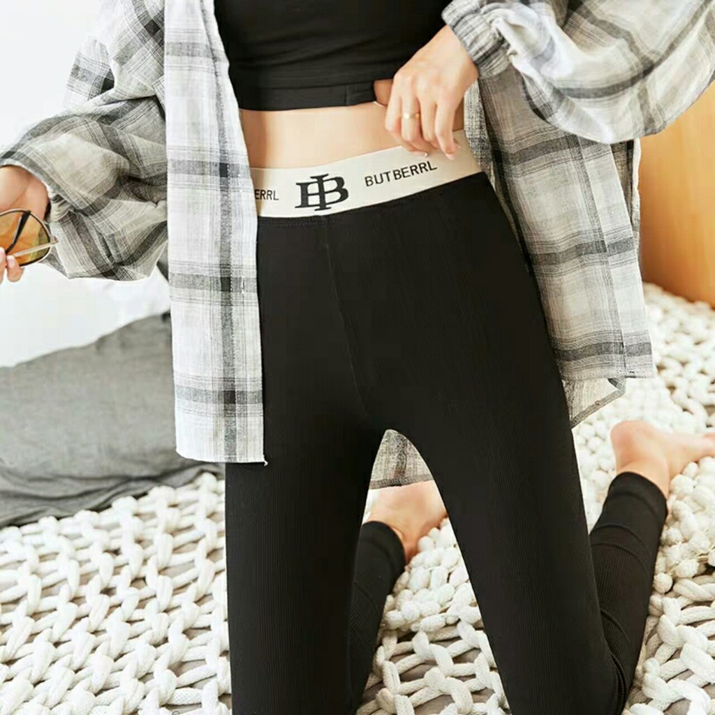 Quần legging nữ nâng mông, gen bụng, legging bbr cao cấp xuất hàn co giãn 4 chiều