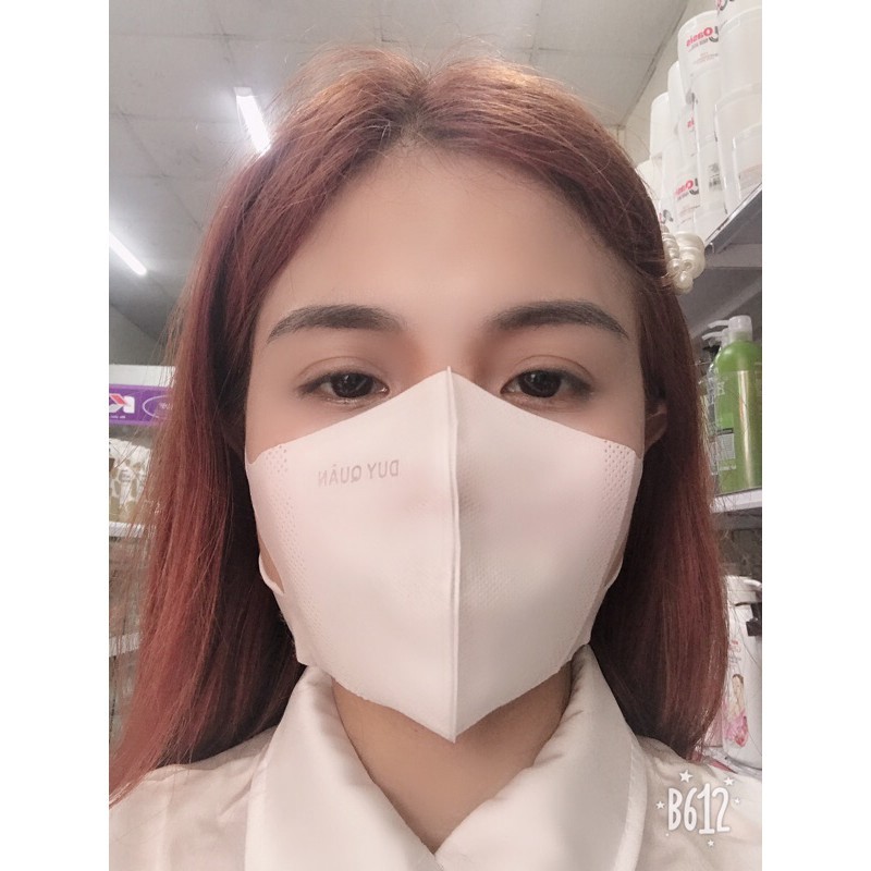 Khẩu trang 3D Mask DUY QUÂN công nghệ Nhật Bản mầu Trắng Hộp 50 chiếc