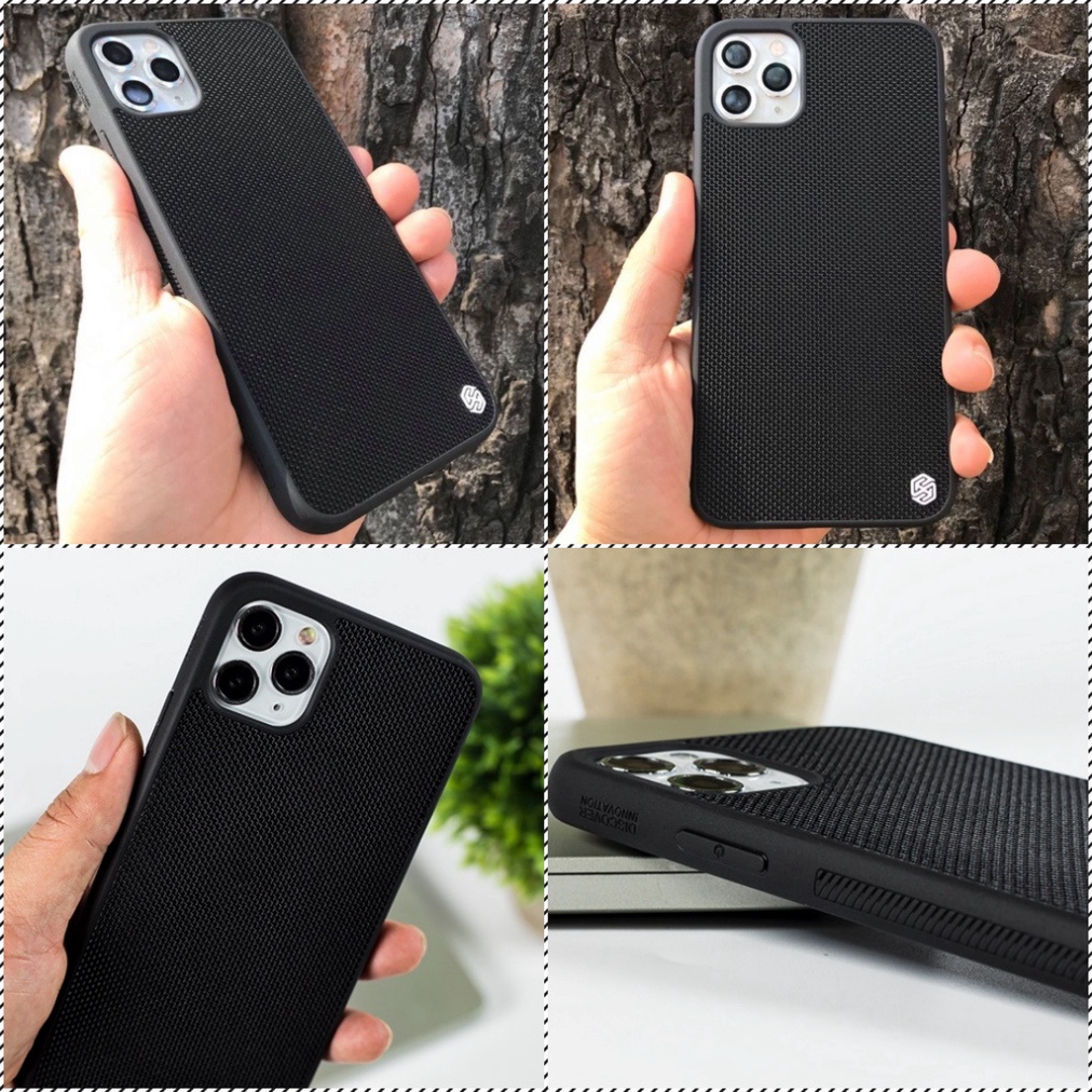 ỐP LƯNG IPHONE 11 PRO MAX - 11 PRO - 11 NILLKIN TEXTURED NYLON FIBER CHÍNH HÃNG