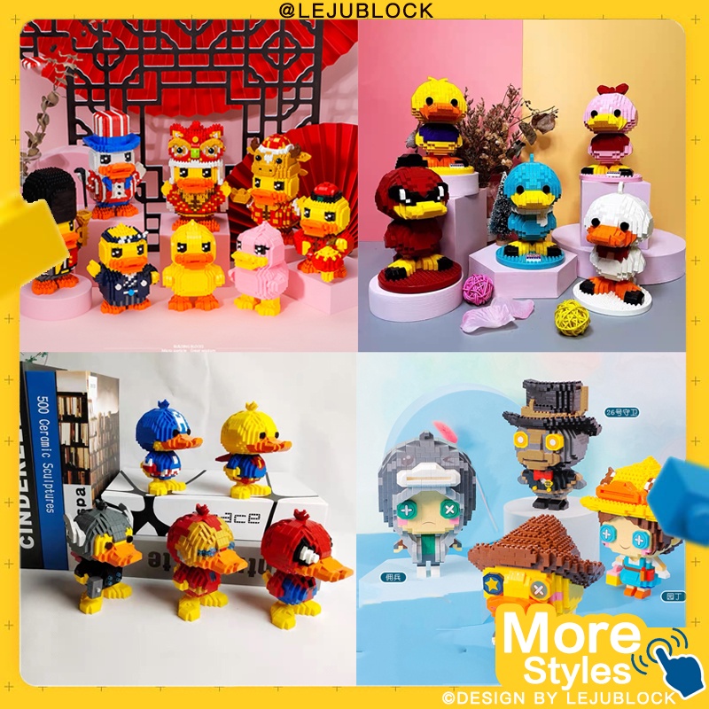 【LEJUBLOCK】Các khối xây dựng Duckbill Boy con vịt nhỏ màu vàng nanoblock lego đồ chơi cho con gái nhân vật hoạt hình quà sinh nhật quà cho bạn gái Những người báo thù người Sắt Thần sấm năm mới múa sư tử bánh hạt dẻ Identity Ⅴ Trò chơi lắp hình búp bê