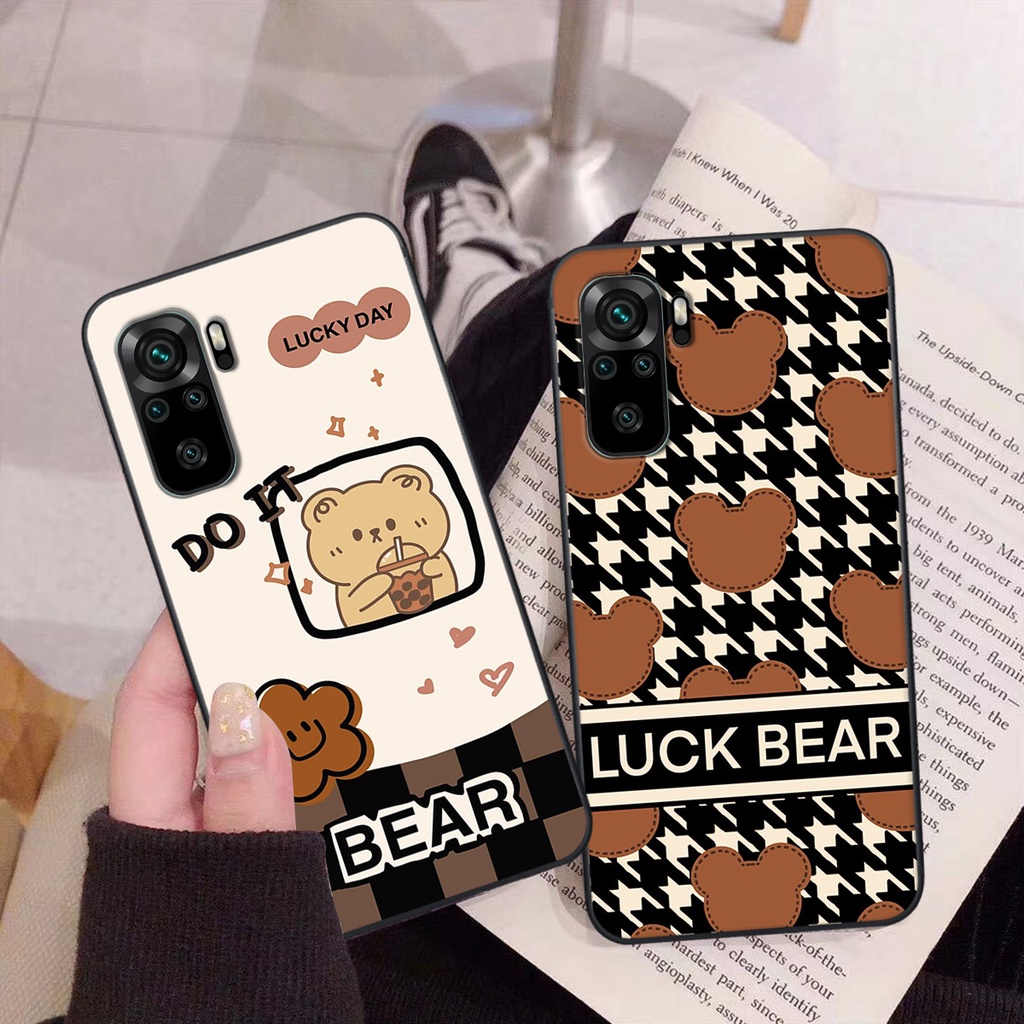 Ốp lưng Xiaomi REDMI NOTE 10 happy day, gấu bear dễ thương - BỀN - ĐẸP -BAO GIÁ TOÀN THỊ TRƯỜNG