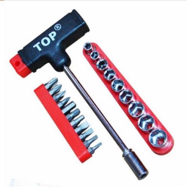 Bộ Típ + Đầu Vít Đủ Loại 1/4 22 món Hàng Xịn Ko Phải Loại rẻ