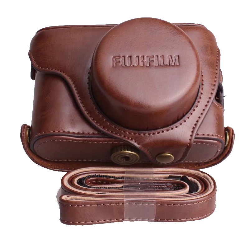 Bao Da PU Đựng Máy Ảnh Fujifilm X100V X100S X100F Fujifilm X100V X100S X100F Kèm Dây Đeo Vai