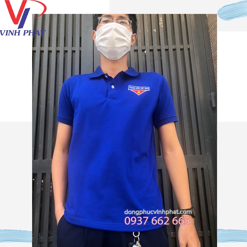 Áo Thun Đoàn Thanh Niên Nam Nữ Vải Cá Sấu Đẹp Thoáng Mát - VĨNH PHÁT