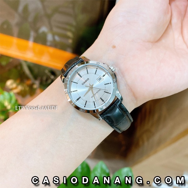 Đồng hồ nữ dây da Casio chính hãng Anh Khuê LTP-V004L-7AUDF (30mm)