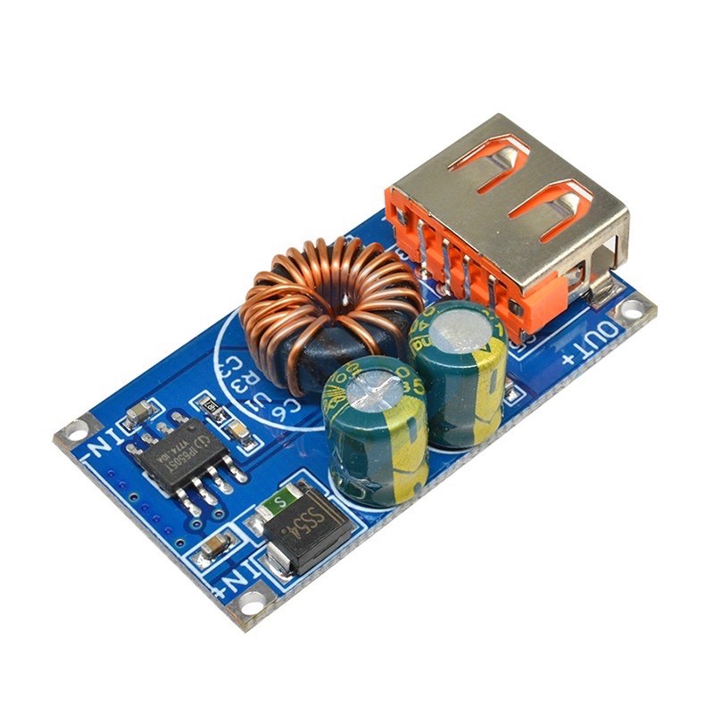 Module hạ áp xuống 5v sạc điện thoại