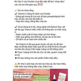 Serum trắng da mờ sạm nám Re Vita C