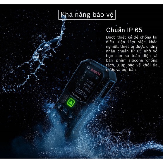 {Chính Hãng} Máy đo khoảng cách laser tia xanh Bosch GLM 50-23 G (bảo hành toàn quốc)