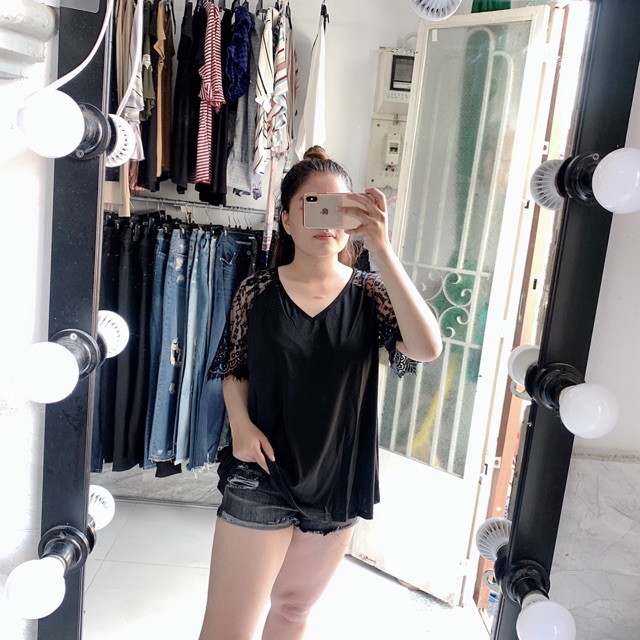Áo thun quảng châu size lớn rot vai