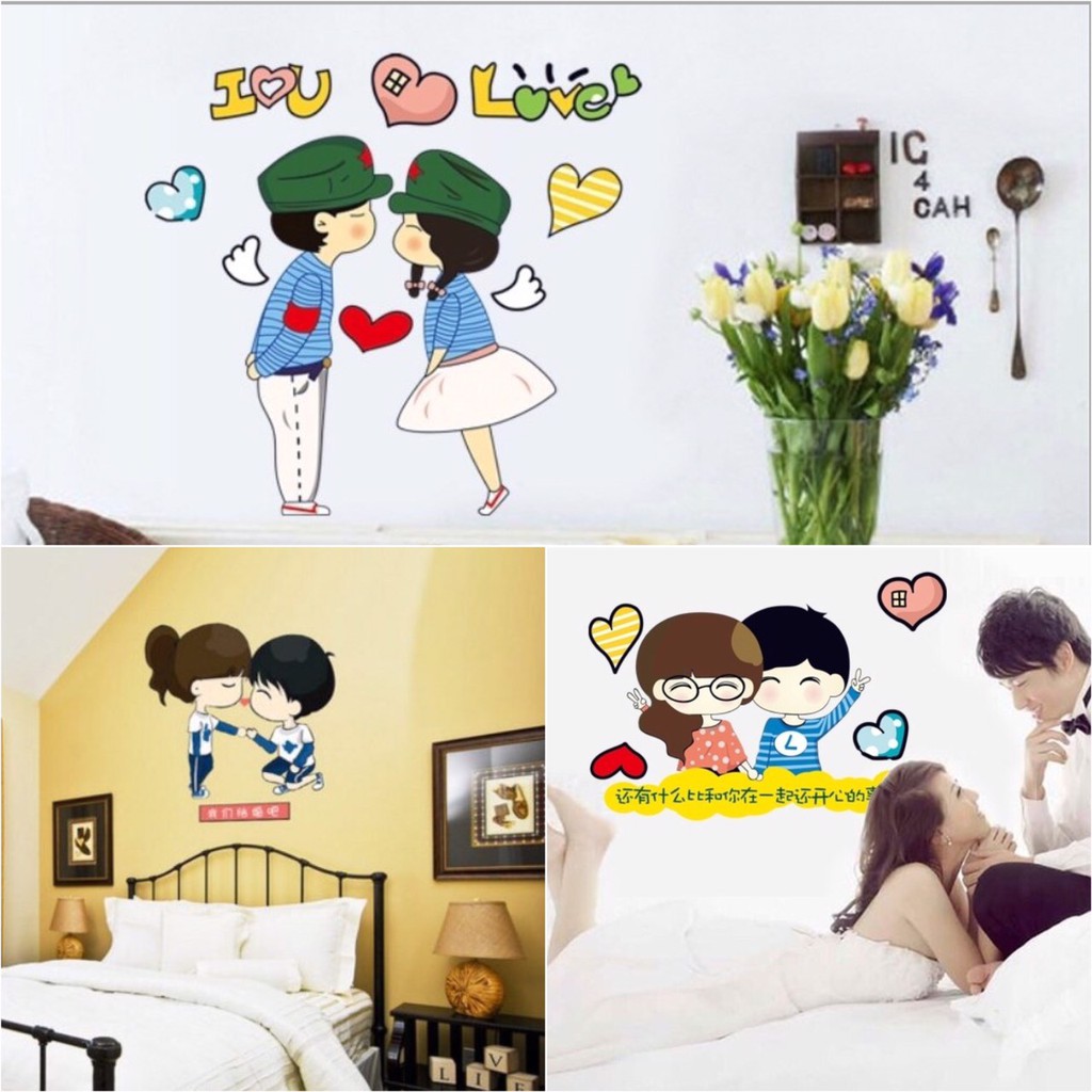 Decal Dán Tường Đôi Tình Nhân