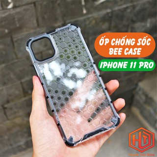 Ốp lưng iphone 11 bee case vân tổ ong chống va đập chống ố vàng bảo vệ camera phụ kiện huỳnh tân store