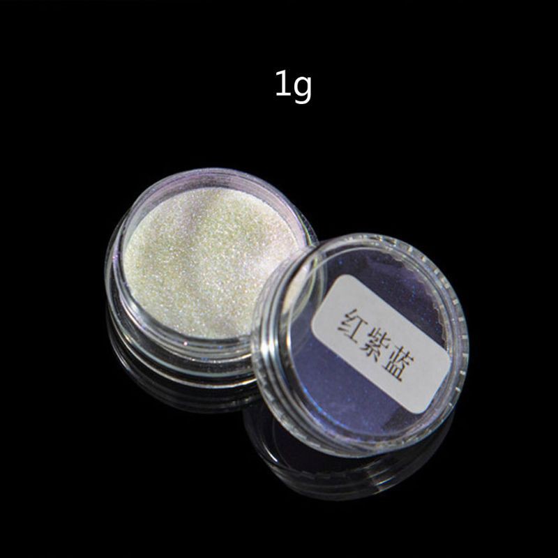Set 5 lọ bột màu màu cầu vòng ngọc trai dùng làm đồ trang sức resin