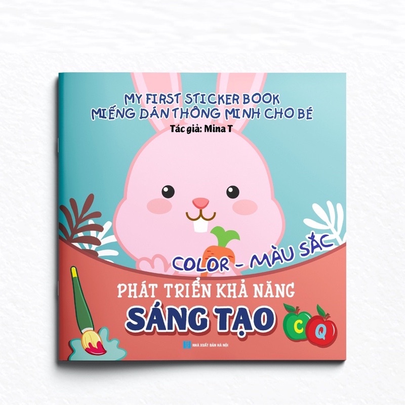 Sách - Combo 3 cuốn bóc dán Thông Minh Cho Bé - Phát Triển Khả Năng Sáng Tạo - My First Sticker Book ( Bộ 3 cuốn )