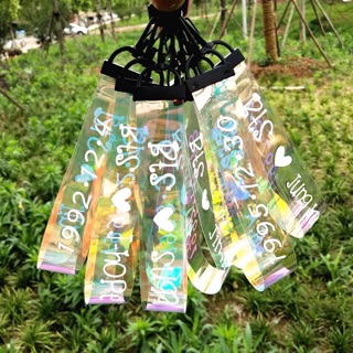 Nametag hologram BTS - Dây treo, móc khoá phản quang