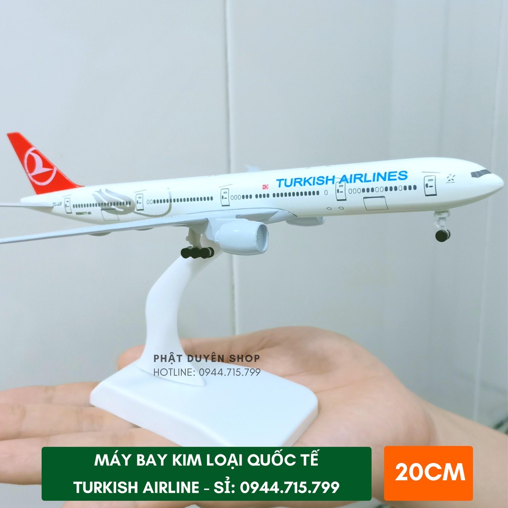 Mô hình máy bay tĩnh Airbus A380 TURKISH Airline H