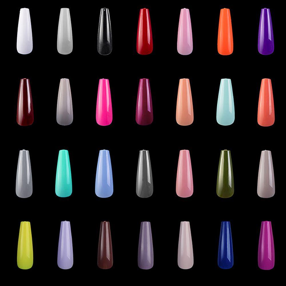 WATTLE Bộ 100 Móng Tay Giả Ốp