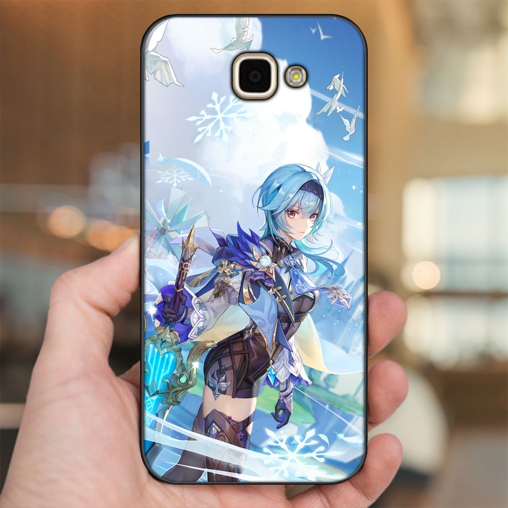 Ốp lưng Samsung A9 Pro viền đen in hình Eula Genshin Impact