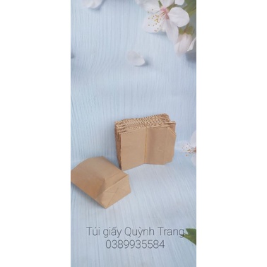 Combo 100 túi giấy đựng đồ khô, thực phẩm chiên rán KT 17x12 cm