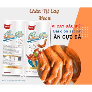 Chân vịt cay meow - món ăn vặt đang hot hit hiện nay