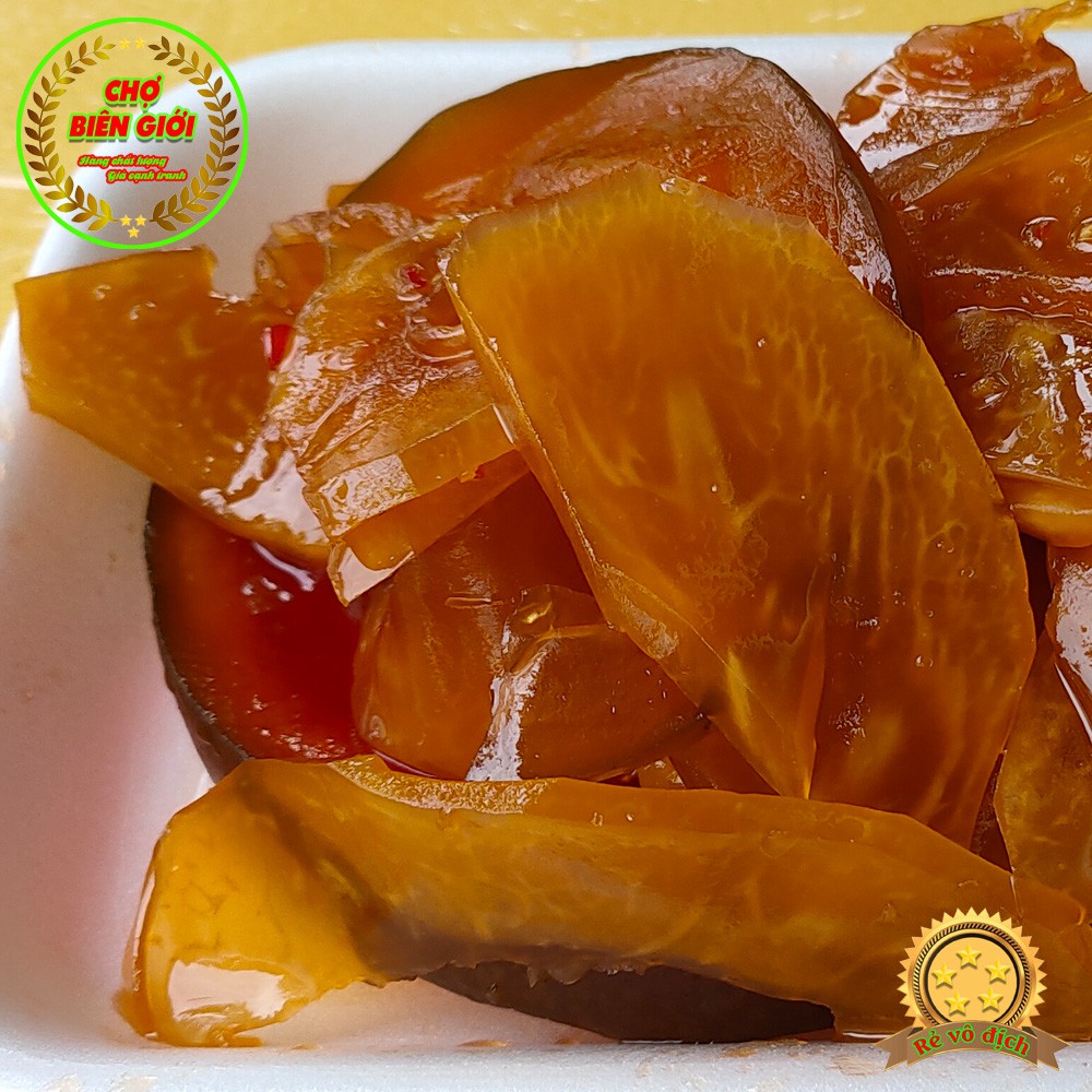 Mắm Đu Đủ Miếng Châu Đốc Chưa Trộn Gia Vị Thơm Ngon Hủ 500gr