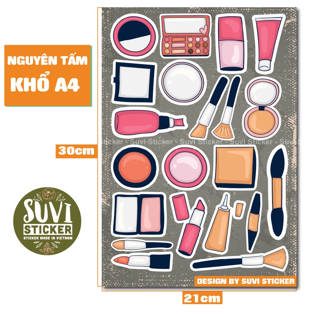 Single Sticker - Hình dán Girl chống nước sticker dán laptop, điện thoại, đàn guitar, mũ bảo hiểm, vali. SG20