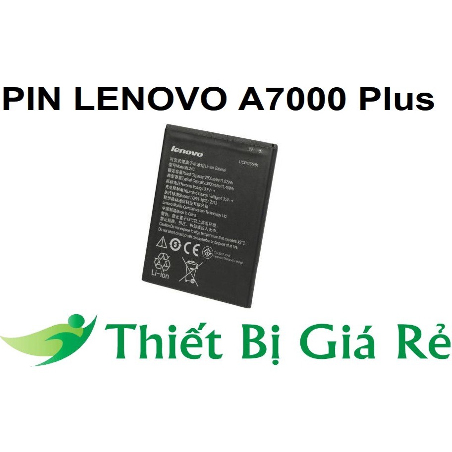 PIN LENOVO A7000 Plus