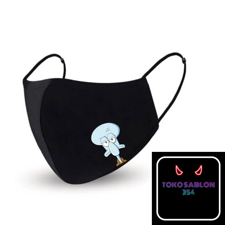 Khẩu Trang Mực 3 Lớp Màu Đen / 3 Lớp Vải / 3 Lớp Dùng Một Lần