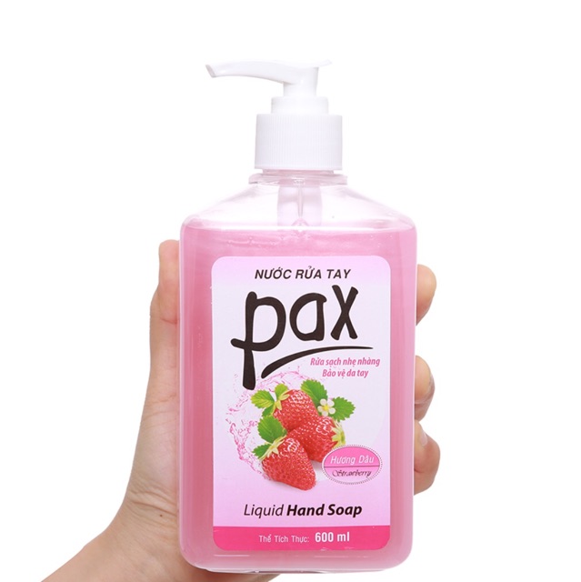 Nước rửa tay Pax 600ml - 4 mùi hương