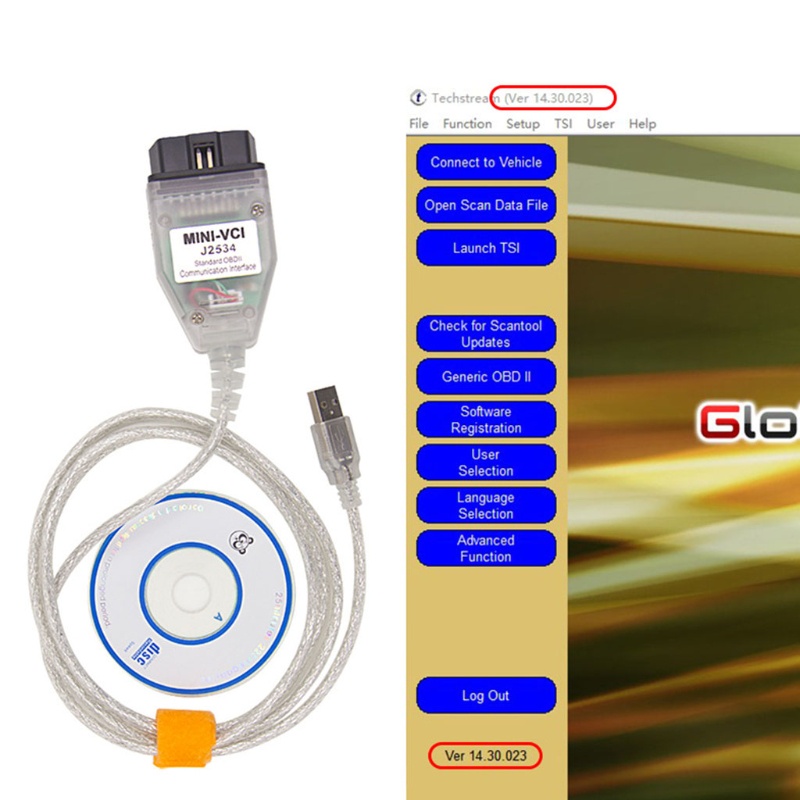 Thiết Bị Chẩn Đoán Lỗi Xe Hơi Mini Vci Tis Techstream