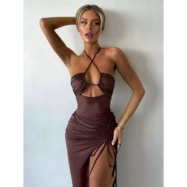 Đầm body dự tiệc cực sexy nóng bỏng đầm cut out tôn dáng Đ39  Fire.vn 042